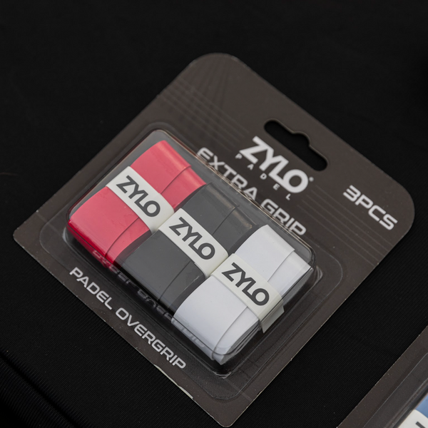ZYLO Padel Overgrip - Red, White & Black