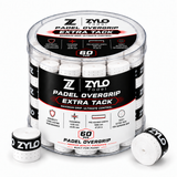 Tub of 60 perforated white ZYLO padel overgrips