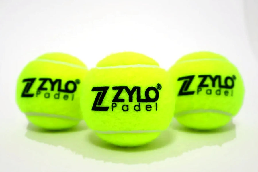Three ZYLO Premium Padel Balls